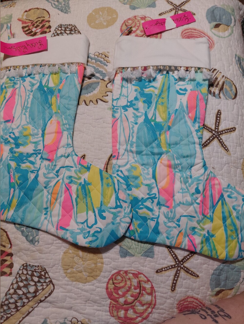 2 Lily Pulitzer Christmas GWP Stocking NWT